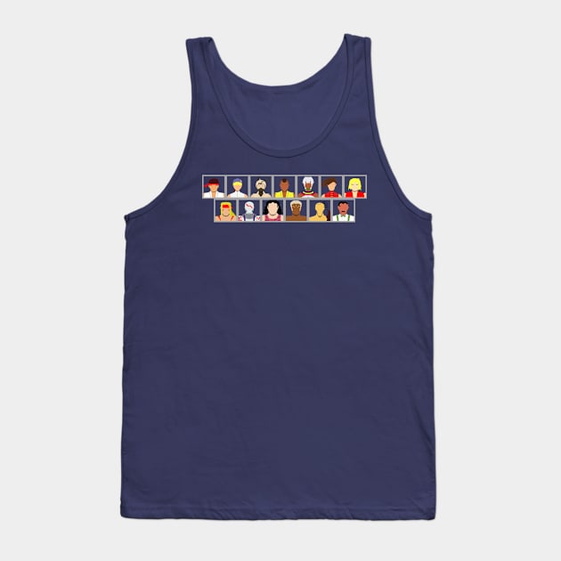 Select Your Character-Street Fighter 3: 2nd Impact Tank Top by MagicFlounder